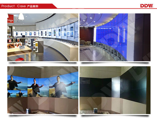 65 "घुमावदार वीडियो दीवार 500 एनआईटी 1080p हाई रेजोल्यूशन 3.5 एमएम स्नैरो बेजल डीडीडब्ल्यू-एलडब्ल्यू 650 एचएन 11