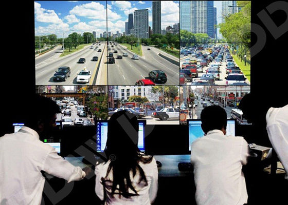 मल्टी मॉनिटर कंट्रोल रूम वीडियो वॉल 55 इंच RS232 कंट्रोल सरफेस DDW-LW550HN16