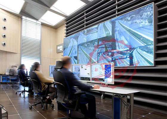 2X3 कंट्रोल रूम वीडियो वॉल 55 '' 3.5 मिमी सैमसंग डिस्प्ले एचडीएमआई वीजीए 1080 पी 700 एनआईटी