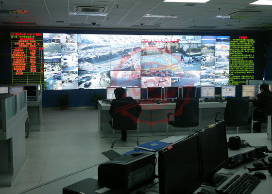 2X3 कंट्रोल रूम वीडियो वॉल 55 '' 3.5 मिमी सैमसंग डिस्प्ले एचडीएमआई वीजीए 1080 पी 700 एनआईटी