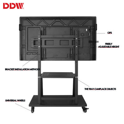 65 इंच डिस्प्ले इंटरएक्टिव व्हाइट बोर्ड 20 अंक आईआर मल्टी टच एलसीडी इंटरैक्टिव व्हाइटबोर्ड