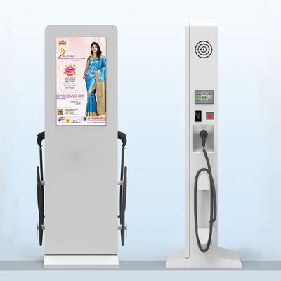 55 इंच ग्रे विज्ञापन डिजिटल साइनेज कार चार्जिंग स्टेशन DDW-AD5501S 1920x1080 2500nits निविड़ अंधकार विरोधी कोहरे