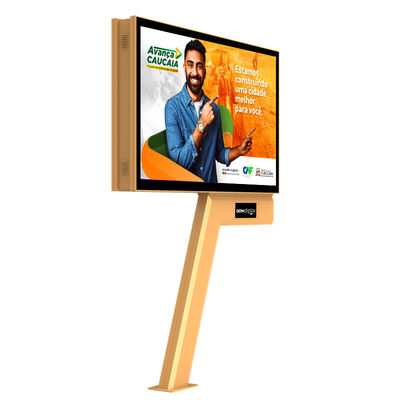 उच्च अंत डिजाइन 8000nits p6 फ्रंट IP65 स्टील एलईडी स्क्रीन जलरोधक बिलबोर्ड आउटडोर विज्ञापन