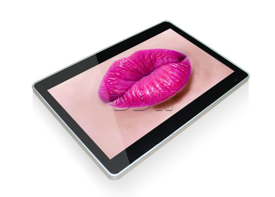 इंडोर वॉल माउंटेड विज्ञापन प्रदर्शन 32 इंच 3 जी 4 जी वाईफाई एमपी 3 प्लेयर विज्ञापन