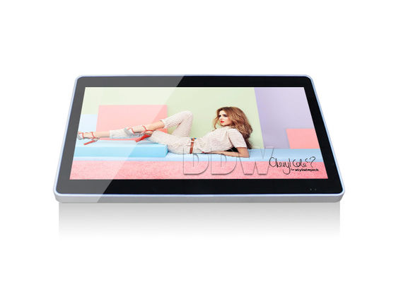 इंडोर वॉल माउंटेड विज्ञापन प्रदर्शन 32 इंच 3 जी 4 जी वाईफाई एमपी 3 प्लेयर विज्ञापन