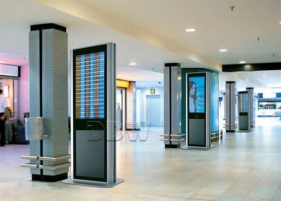 ऑल इन वन 55 इंच 1920x1080 डबल साइडेड एलसीडी स्क्रीन टच स्क्रीन कियोस्क पीसी मॉनिटर हाई डेफिनिशन 1024x768 DDW-AD5501S