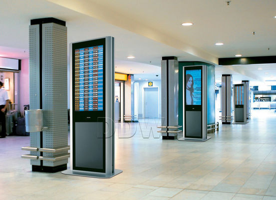 स्टैंडअलोनस्ट्रेटेड एलसीडी डिस्प्ले टोटेम 42 ”सॉफ्टवेयर के साथ इंटरएक्टिव डब्ल्यूएलईडी बैकलिट