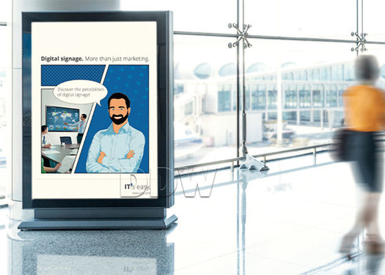 बिग डिपार्टमेंट स्टोर के लिए इंडस्ट्री वर्जन एलसीडी डिजिटल साइनेज 1920x1080 डीडीडब्ल्यू-एडी 8201 एसएन