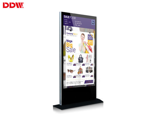 84 इंच 4K तल पर खड़े Lcd Advertising Player, तल स्टैंड डिजिटल साइनेज डिस्प्ले स्क्रीन विज्ञापन DDW-AD8401S