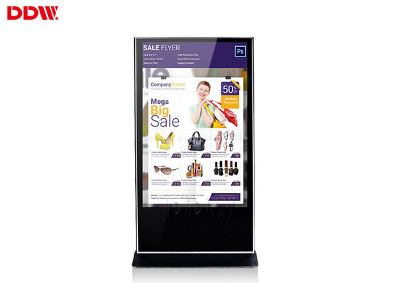 84 इंच 4K तल पर खड़े Lcd Advertising Player, तल स्टैंड डिजिटल साइनेज डिस्प्ले स्क्रीन विज्ञापन DDW-AD8401S