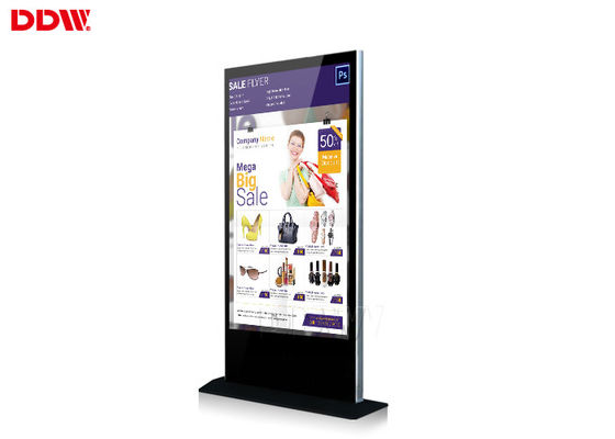 84 इंच 4K तल पर खड़े Lcd Advertising Player, तल स्टैंड डिजिटल साइनेज डिस्प्ले स्क्रीन विज्ञापन DDW-AD8401S