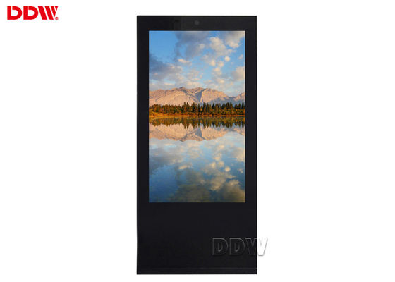 डबल साइड इंडोर डिजिटल साइनेज डिस्प्ले 98 इंच FCC / RoHS सर्टिफिकेट DDW-AD9801S