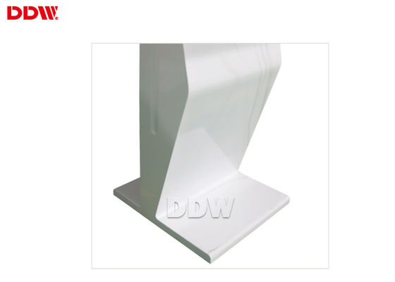 एलईडी बैकलाइट के साथ एलसीडी व्हाइट टच स्क्रीन डिजिटल साइनेज कियोस्क मॉनिटर