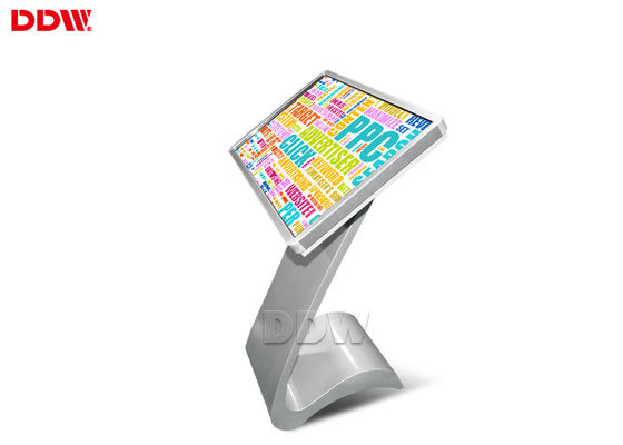 इंडोर एप्लिकेशन 10dots कैपेसिटिव टच स्क्रीन कियोस्क डिजिटल साइनेज विज्ञापन प्रदर्शन 16: 9 FHD DDW-AD4201TK