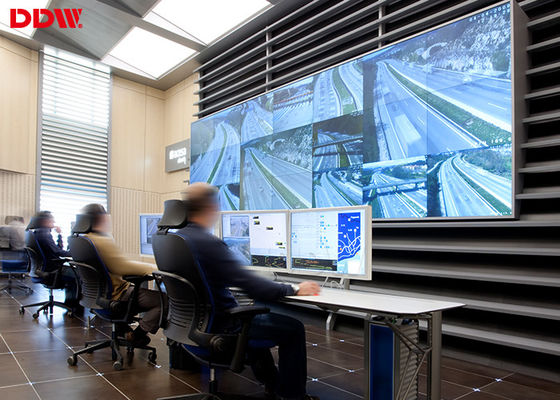 एलसीडी स्क्रीन डिस्प्ले 4K वीडियो दीवार 46 इंच बेजल चौड़ाई 1.7 मिमी cctv नियंत्रण कक्ष DDW-LW460HN14 के लिए
