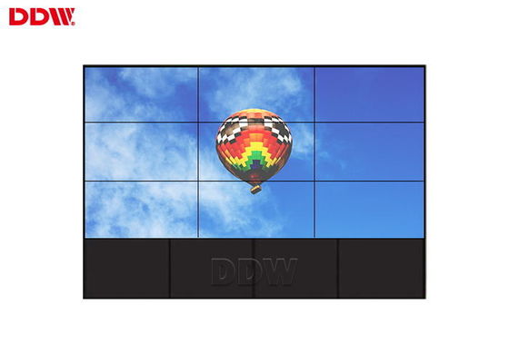 इंडोर हॉरिजॉन्टल DDW LCD वीडियो वॉल स्प्लिटिंग मॉड्यूल 1920 * 1080 में निर्मित है