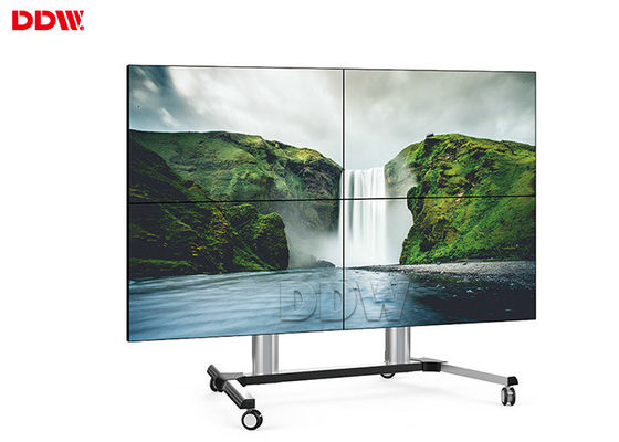 वाणिज्यिक ग्रेड एलसीडी स्क्रीन वॉल / मल्टी टच वीडियो वॉल RS232 इनपुट आउटपुट