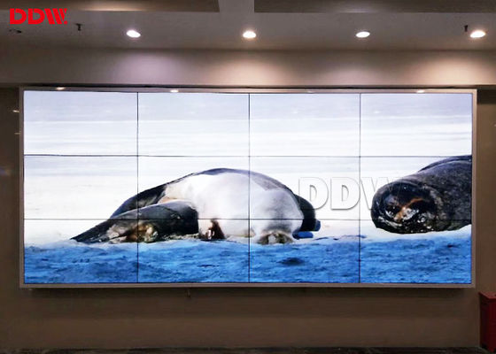 सुपरमार्केट वाणिज्यिक वीडियो दीवार 46 इंच 1.7 मिमी अल्ट्रा नैरो बेजल 700 नं