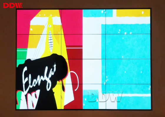 दीवार पर चढ़कर कई टीवी वीडियो वॉल / मल्टी कलर फ्रेमलेस वीडियो वॉल