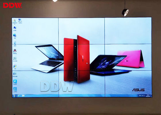 1920 * 1080 पी 55 इंच कमर्शियल वीडियो वॉल एंटी ग्लेयर सर्फेस 500 निट्स के साथ