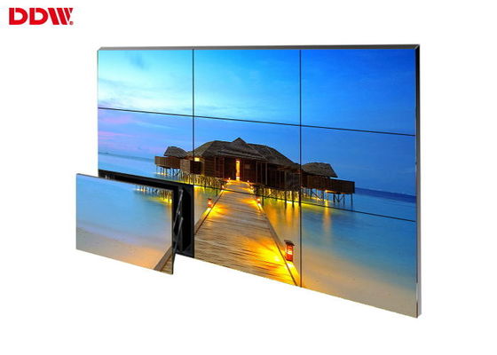 हल्के वाणिज्यिक वीडियो वॉल कमांड सेंटर 1920x1080 आसान स्थापना