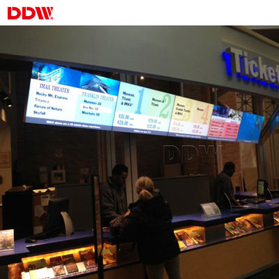 सुरक्षा निगरानी केंद्र के लिए 500nits ब्राइटनेस ब्रॉडकास्ट वीडियो वॉल RJ45 लूप