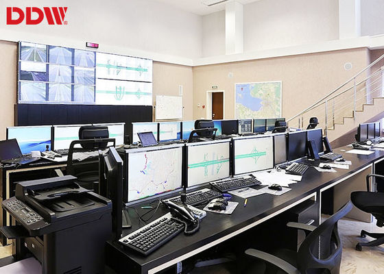 निर्बाध नियंत्रण कक्ष वीडियो दीवार / मल्टी स्क्रीन 55 वीडियो दीवार प्रदर्शन