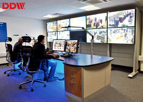 एलईडी बैकलाइट सिस्टम सीसीटीवी वीडियो वॉल फ्लोर स्टैंड इंडोर और सेमी आउटडोर