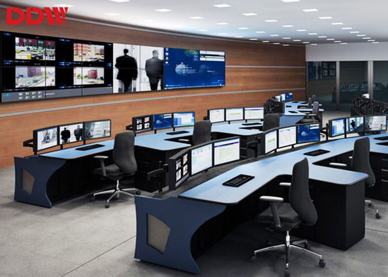 प्रसारण स्टेशन सीसीटीवी वीडियो दीवार उच्च परिभाषा मूल पैनल ब्रैकेट के साथ