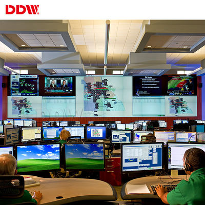 आउटपुट रिज़ॉल्यूशन 1920 * 1080 2x3 वीडियो वॉल नियंत्रक, RS232 लैन एचडी वीडियो नियंत्रक