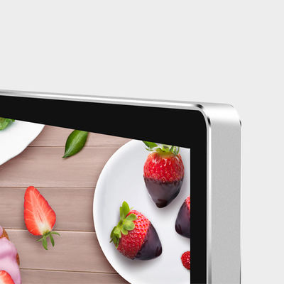 एंड्रॉइड फ्लोर स्टैंडिंग टच स्क्रीन डिजिटल साइनेज 55 '' छोटे आकार का कैपेसिटिव मल्टी टच