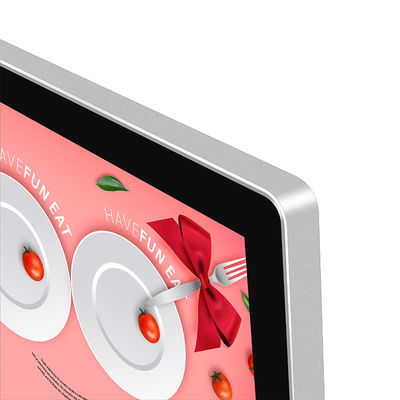 22 इंच डिजिटल साइनेज स्क्रीन एसडी कार्ड या यूएसबी पोर्ट, टच स्क्रीन मॉनिटर टोटेम डिस्प्ले DDW-AD2201W