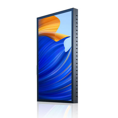 43 इंच आउटडोर सभी एल्यूमीनियम दीवार पर चढ़कर उच्च चमक डिजिटल साइनेज