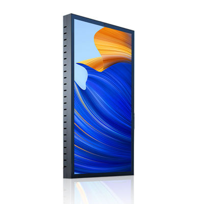 43 इंच आउटडोर सभी एल्यूमीनियम दीवार पर चढ़कर उच्च चमक डिजिटल साइनेज