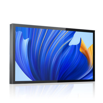 43 इंच आउटडोर सभी एल्यूमीनियम दीवार पर चढ़कर उच्च चमक डिजिटल साइनेज