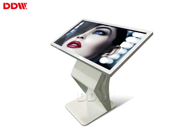 Lcd White Touch Screen Digital Signage Kiosk Monitor With Led Backlight ISO9001 DDW-AD4201TK