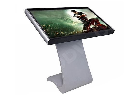 टच स्क्रीन विज्ञापन मल्टीमीडिया कियोस्क 50 / 60HZ WLED बैकलिट प्रकार DDW-AD4301SNT प्रदर्शित करता है